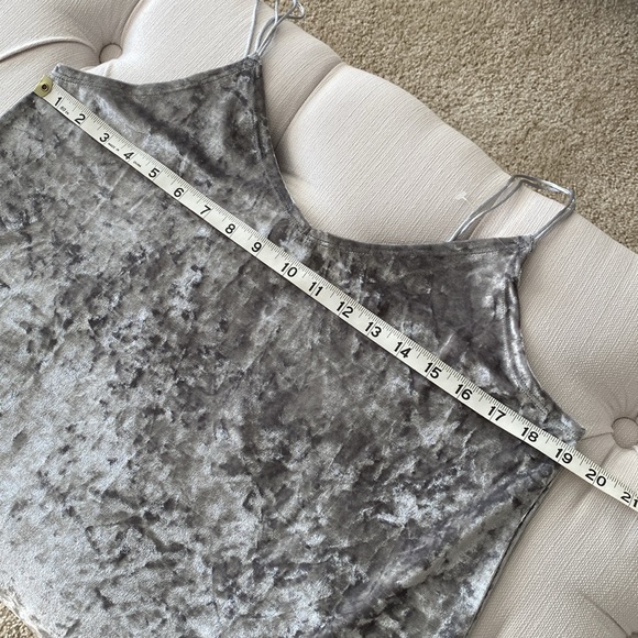 VIVANCE DREAMS crushed velvet slip dress - Picture 5 of 7
